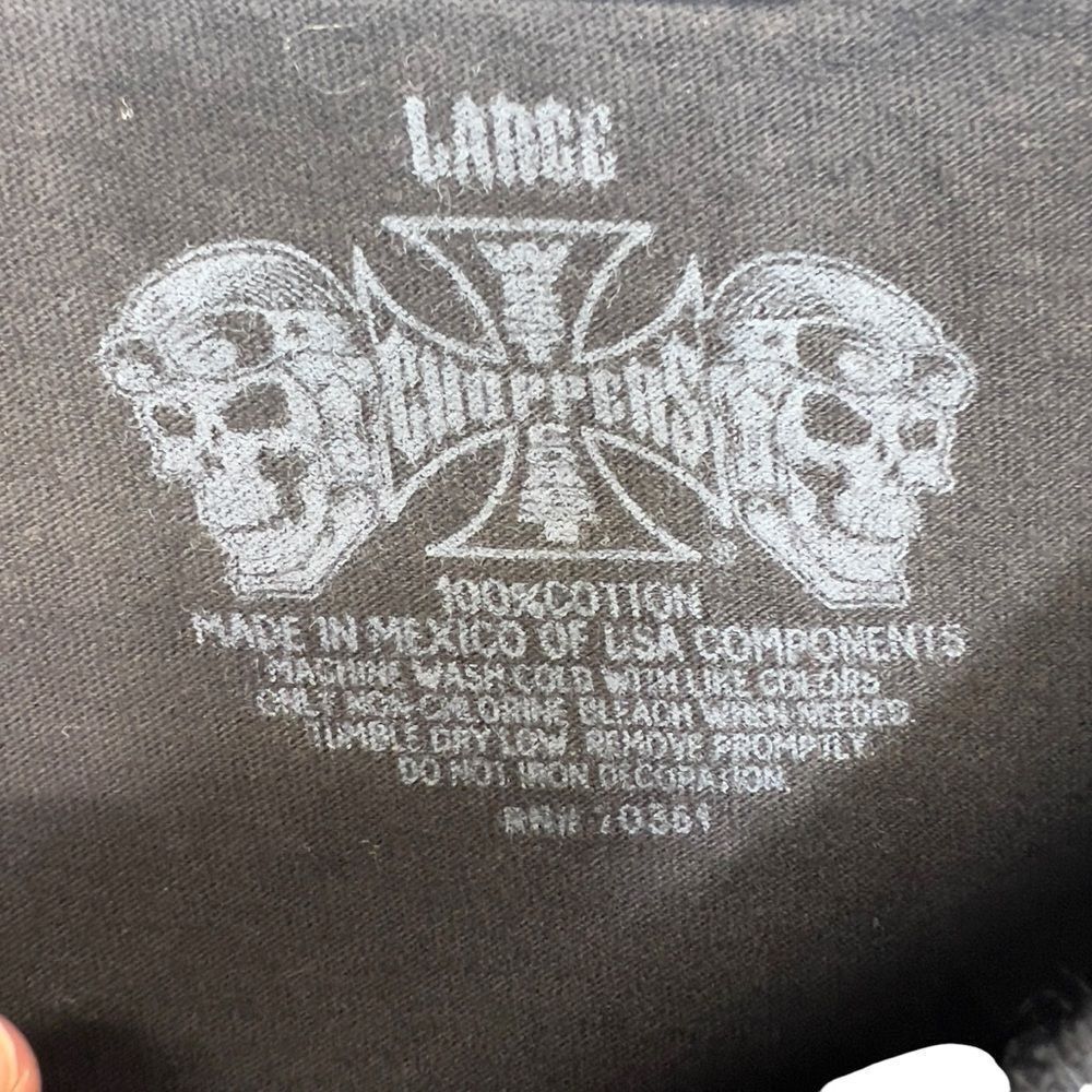 Y2k vintage Large West Coast Chopper graphic t shirt - Picture 3 of 14